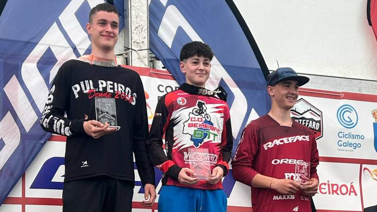 El berciano Enol Torre, subcampeón en la Copa de España. DL