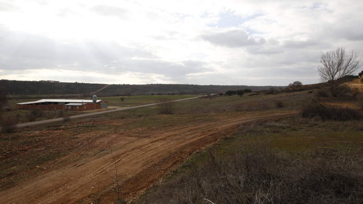 Valle del Rial, donde estaba prevista la construcción de una de las balsas del proyecto para la regulación lateral del Órbigo