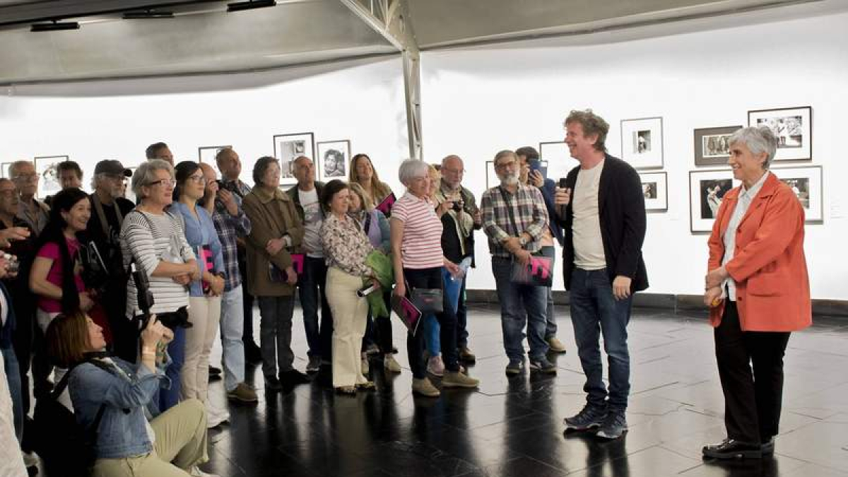 Gabino Diego, gran coleccionista, participó en el lV Festival de Fotografía. INMA SAN JOSÉ