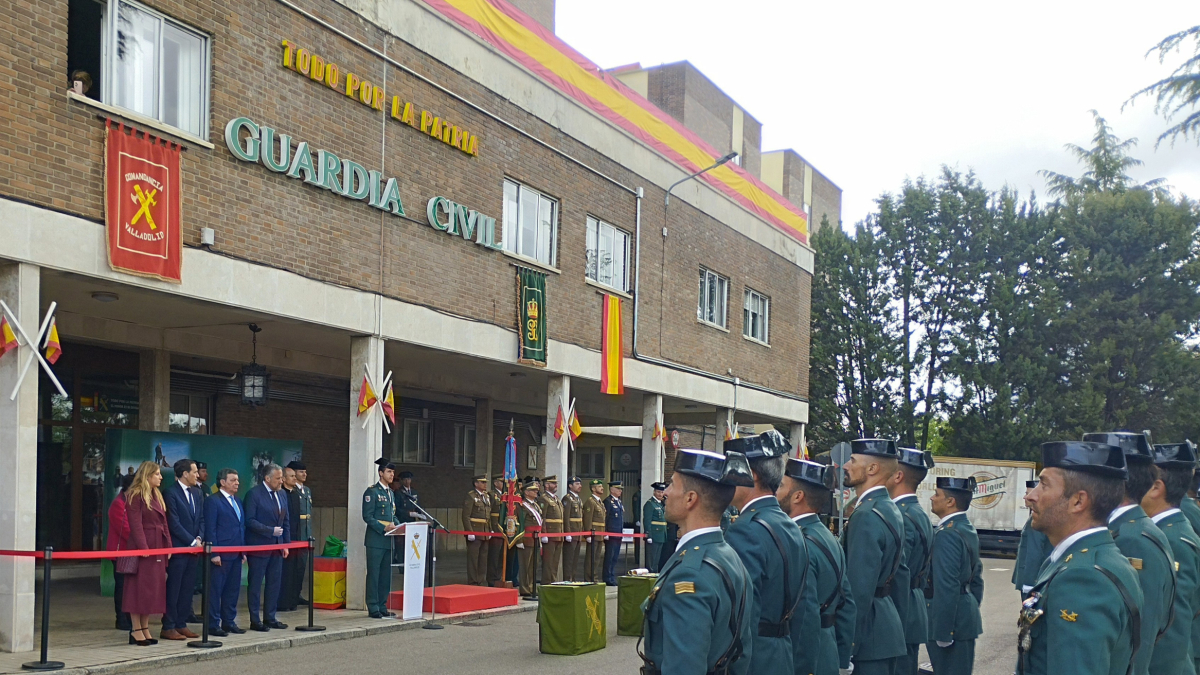 Celebración del 180 aniversario de la fundación de la Guardia Civil en Valladolid.