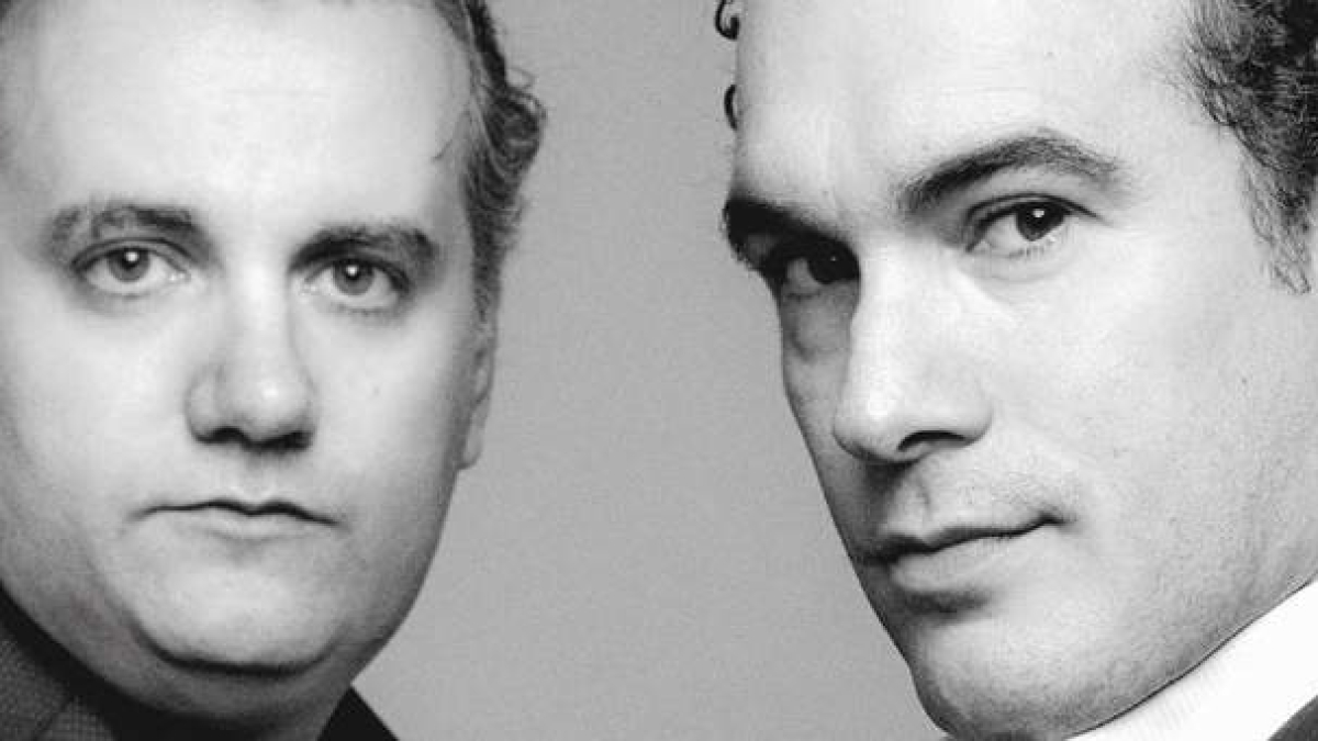 El pianista Josu de Solaun y el violonchelista Adolfo Gutiérrez. EUTHERPE