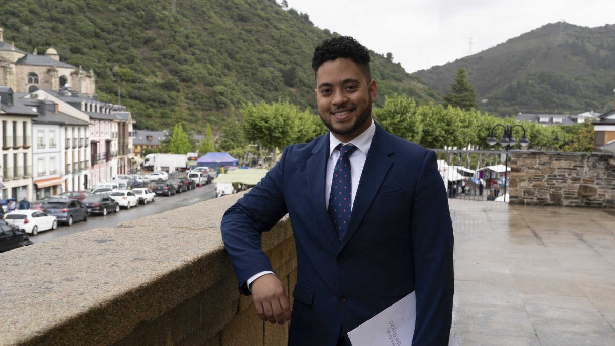 El alcalde de Villafranca del Bierzo, Anderson Batista, en una foto de archivo.