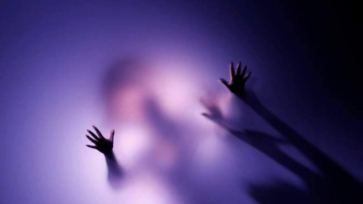 Imagen de archivo sobre un espectáculo de miedo. Zurab Kurtsikidze