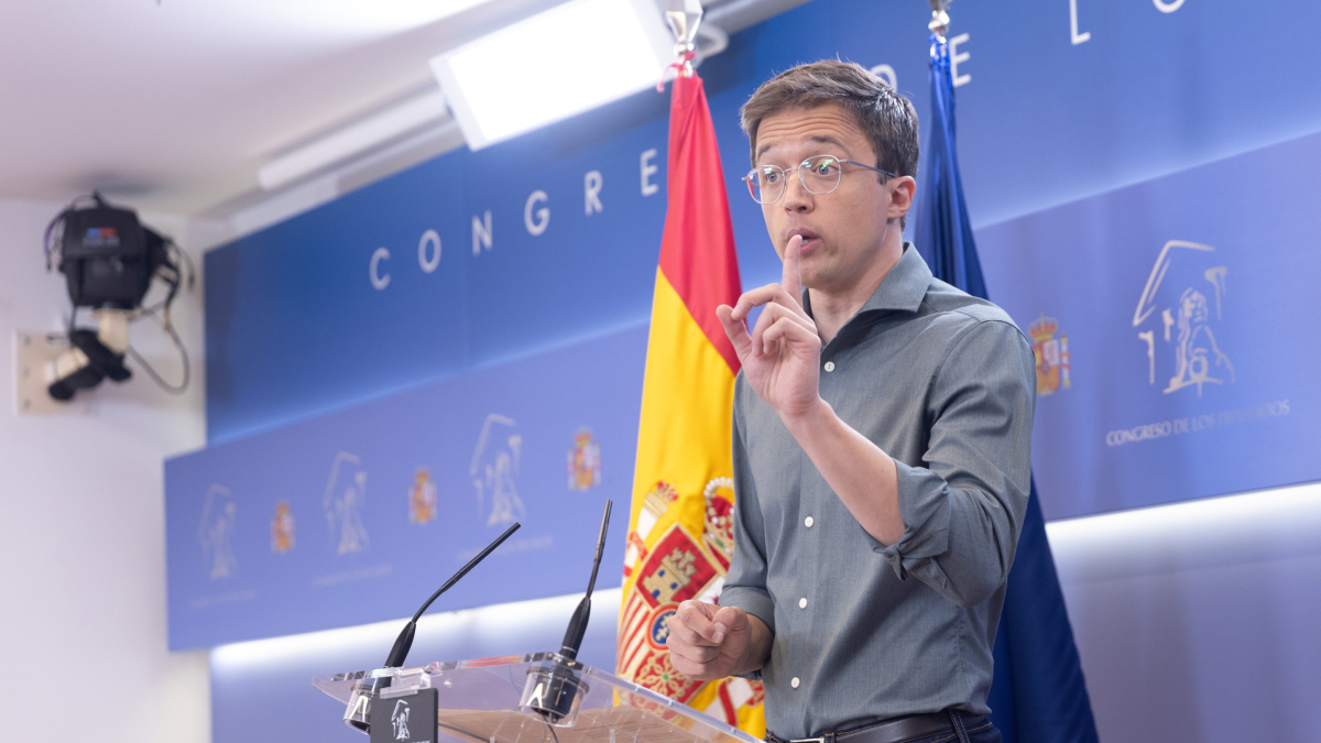 El diputado de Sumar, Íñigo Errejón.