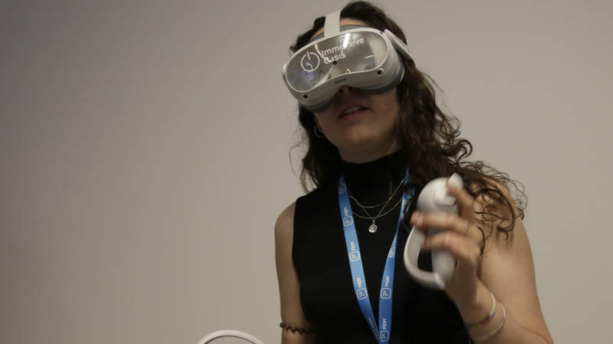 Realidad virtual, ayer en el congreso. FERNANDO OTERO