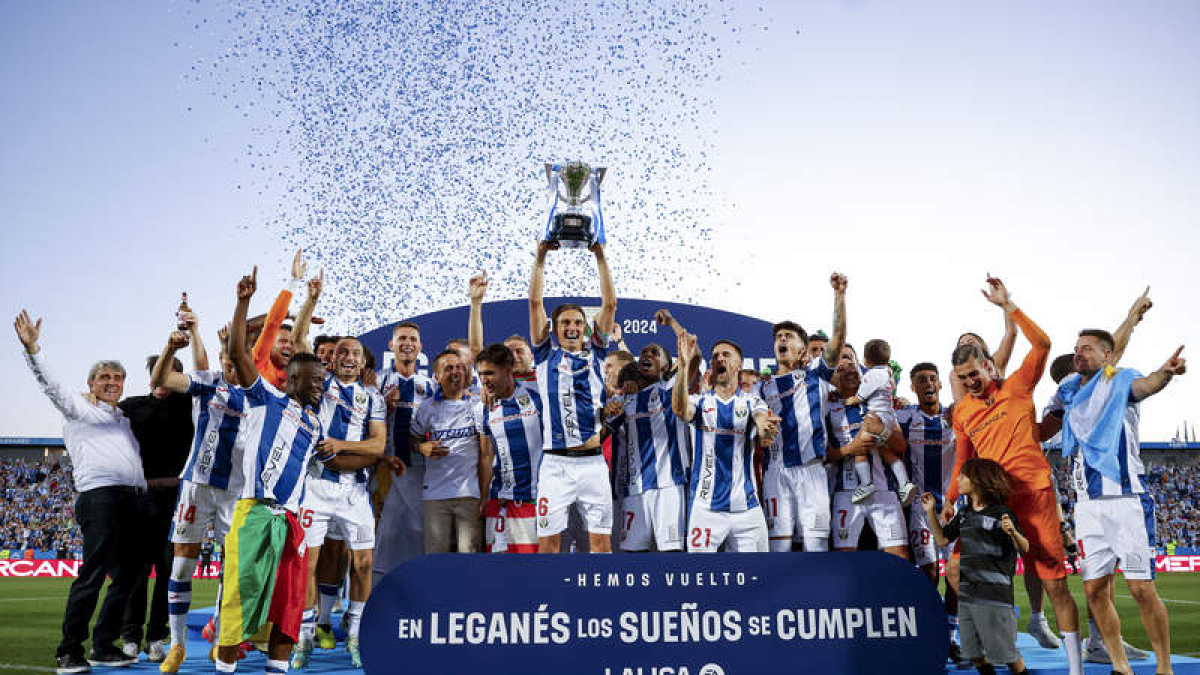 El Leganés logró el ascenso a Primera y el título de Segunda.  D. GONZÁLEZ