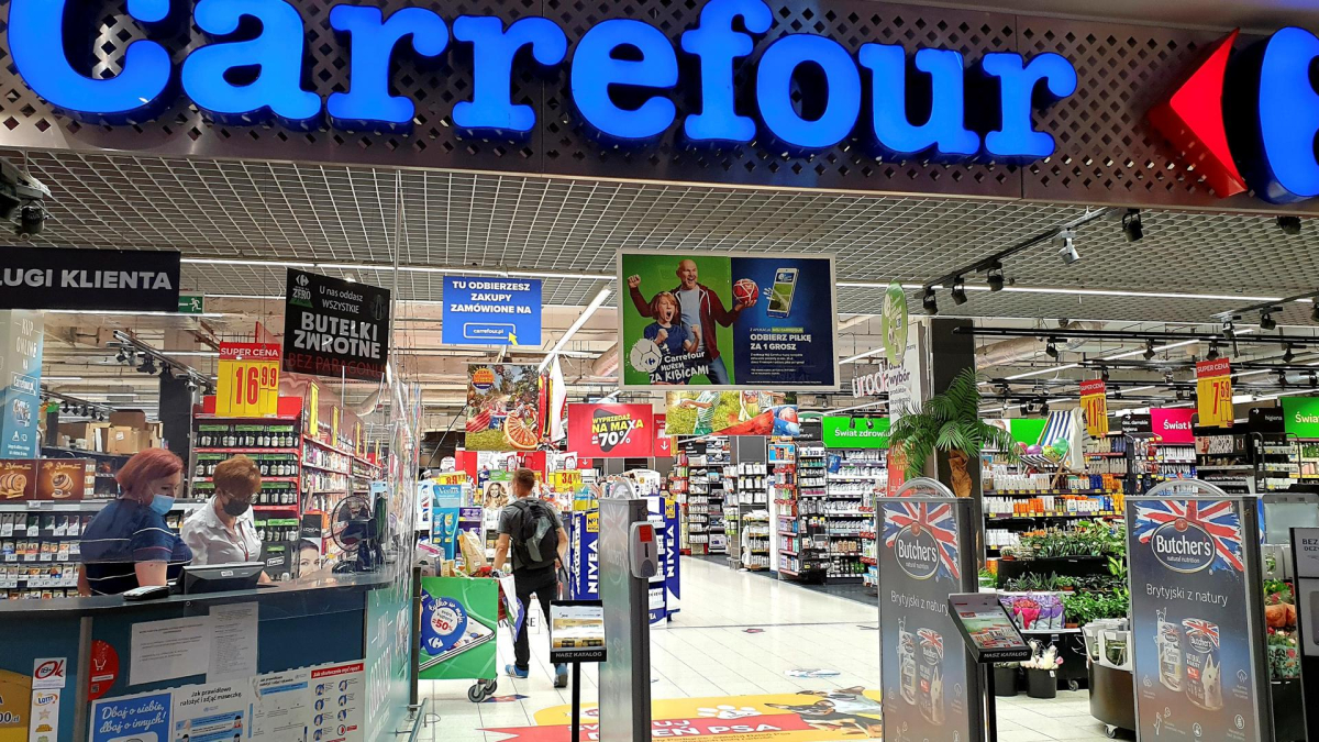 Un supermercado de la cadena Carrefour.