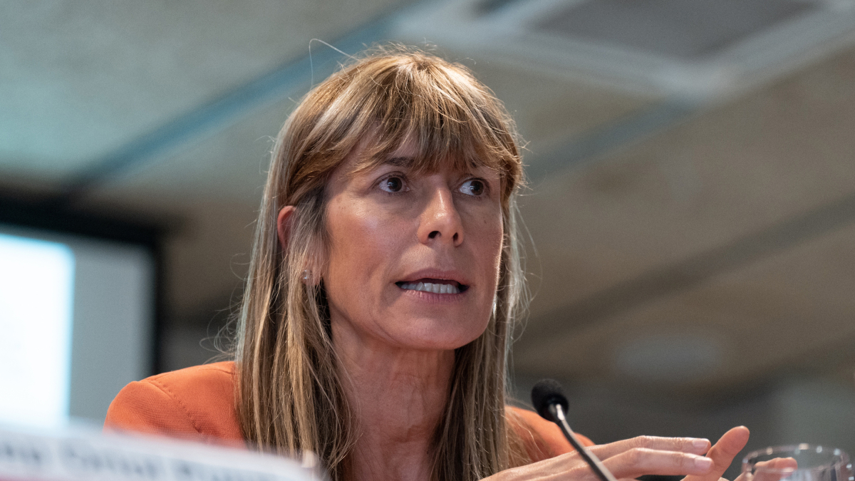 La mujer de Pedro Sánchez en una imagen de archivo.