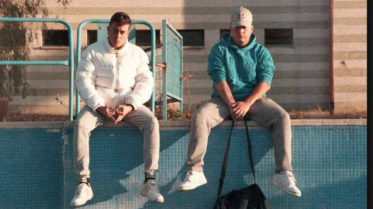 Los raperos leoneses Antto y Lobo. ARCHIVO