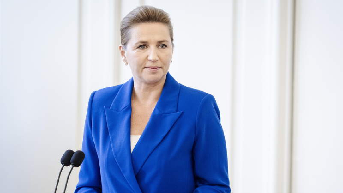 La primera ministra danesa, Mette Frederiksesen.  CLAUS RASMUSSEN