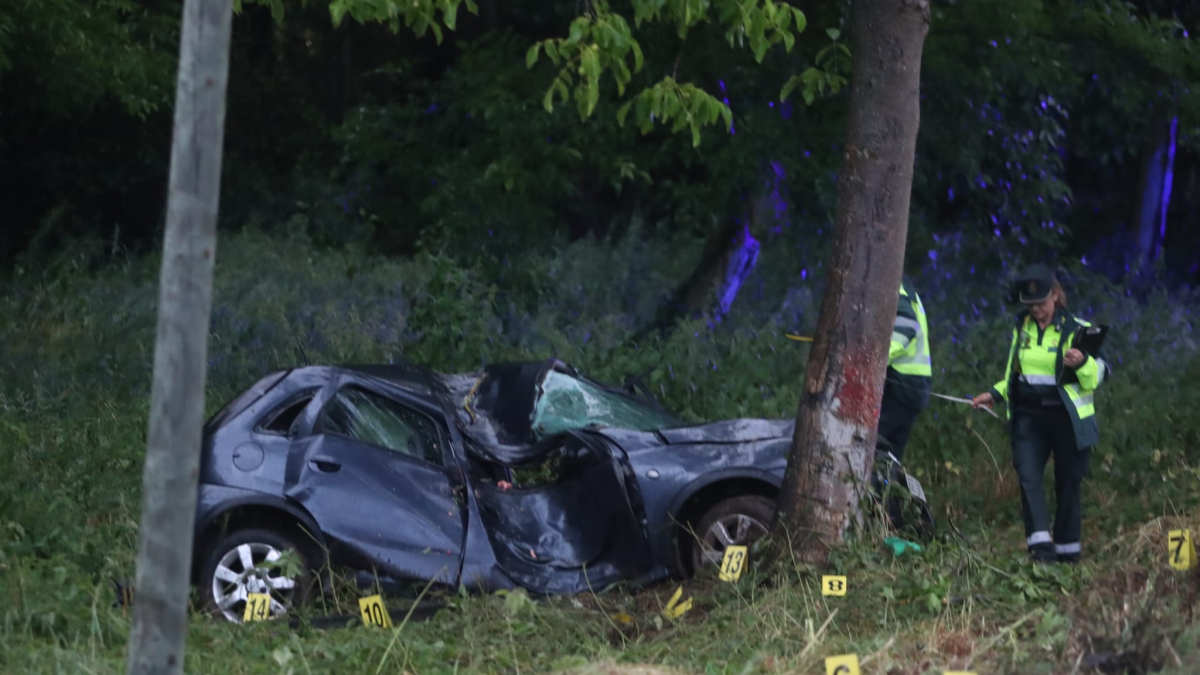 Imagen del accidente.