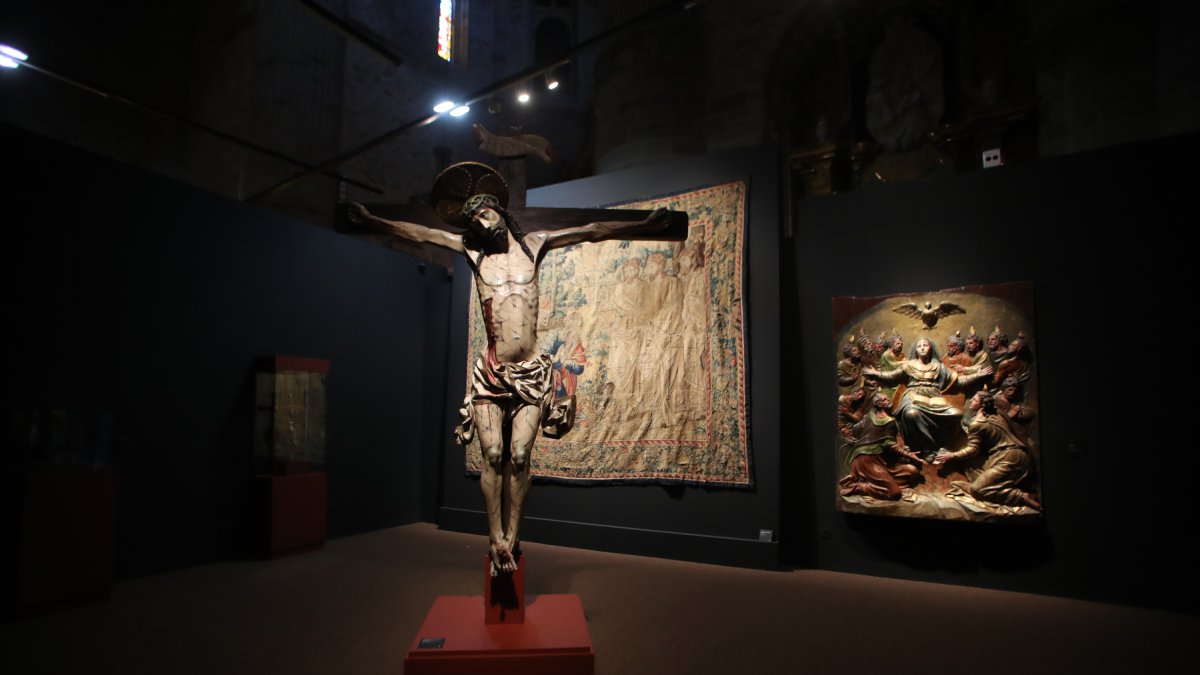 Imagen de la exposición en Villafranca del Bierzo.