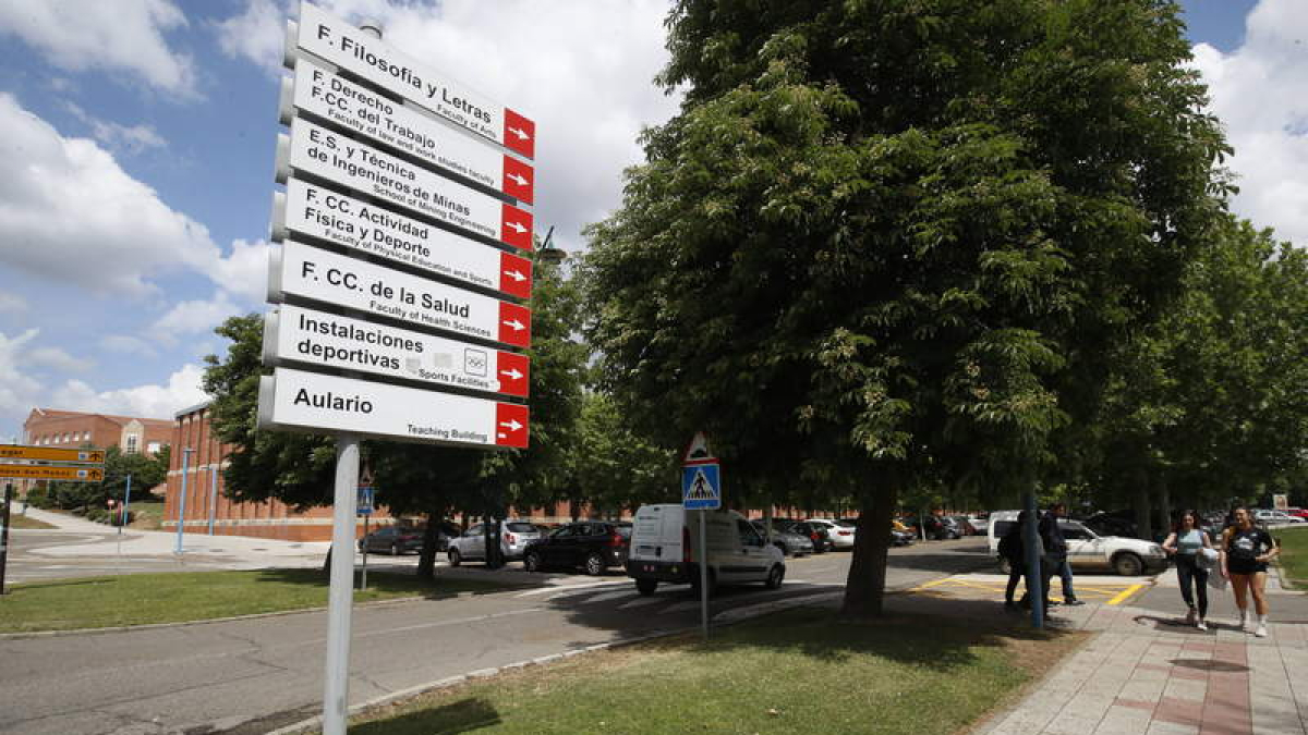 Campus de la Universidad de León.
