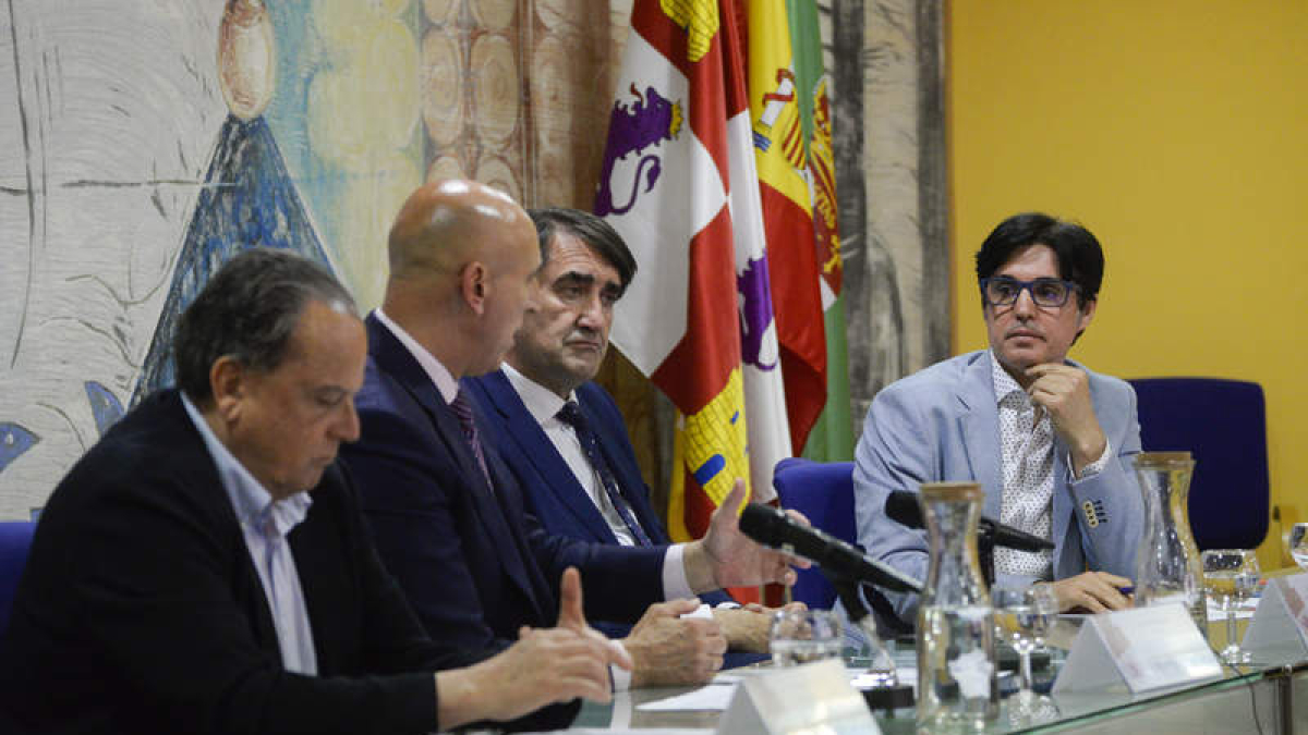Mario Amilivia, José Antonio Diez, Juan Carlos Suáres-Quiñones y Richard Le Manz. MARÍA FUENTES