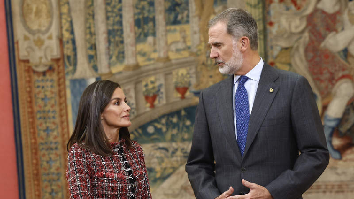 Los reyes Felipe y Letizia esta misma semana.  CHEMA MOYA
