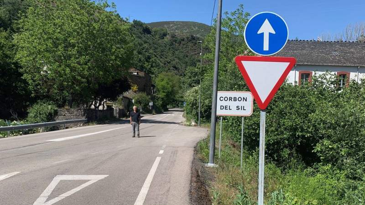 Imagen del pueblo de Corbón, en el municipio de Palacios del Sil. DL