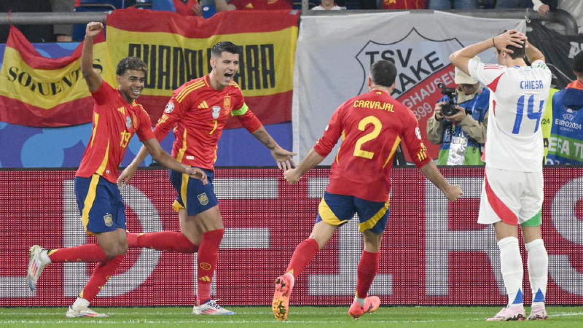 La selección española fue muy superior a Italia en todo el encuentro, sobre todo con Williams y Yamal en los extremos bien secundados por los laterales.  D. D.
