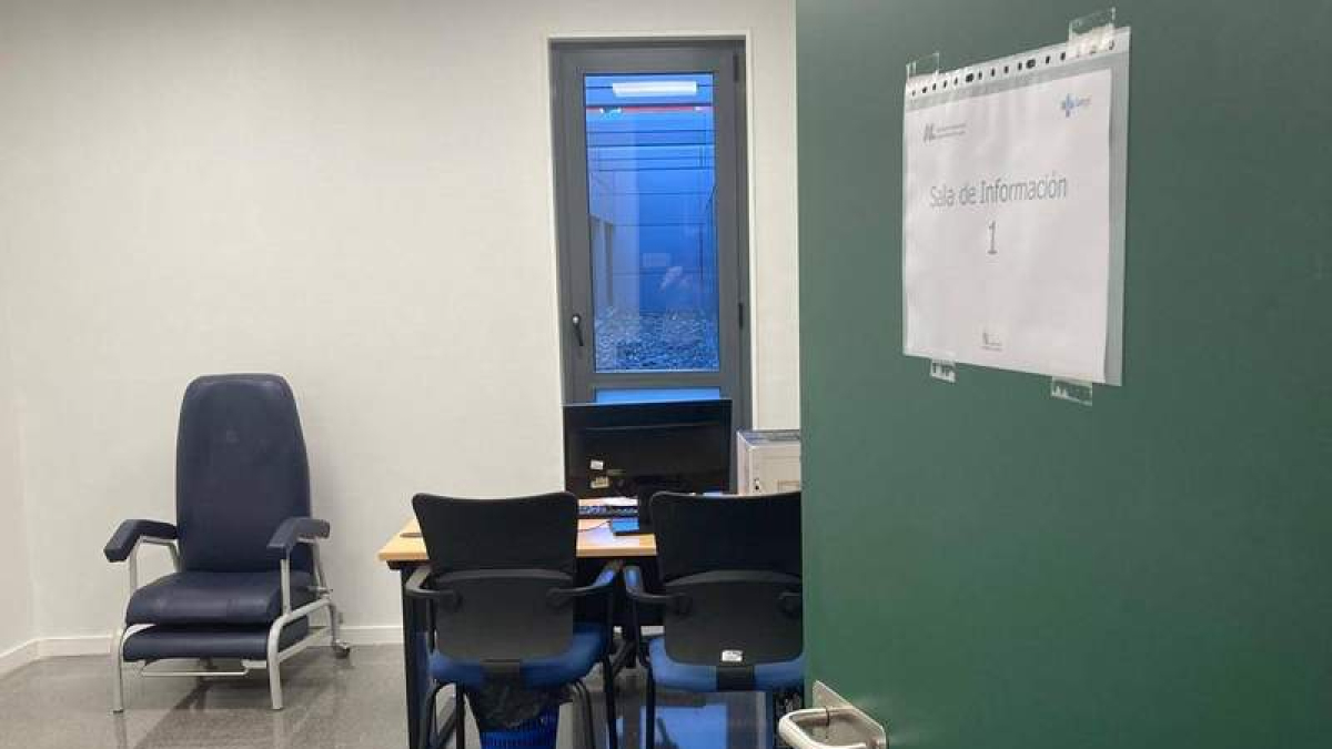Nuevo despacho en el pasillo de quirófanos para informar a los familiares