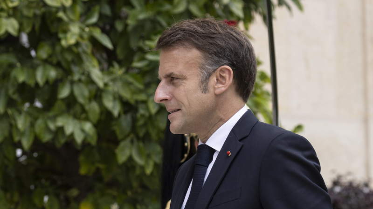 Enmanuel Macron en una imagen de archivo.  ANDRE PAIN