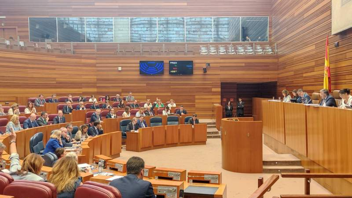 Celebración del debate de política general en las Cortes de Castilla y León de este año.  MIRIAM CHACÓN