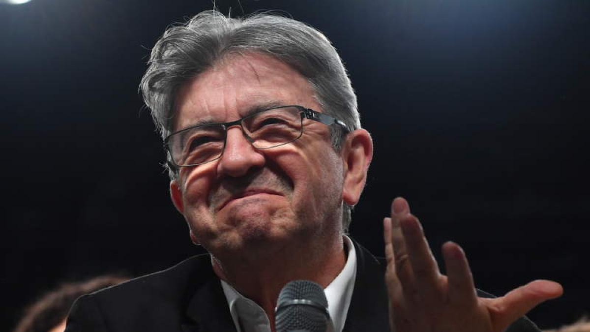 Jean-Luc Mélenchon, líder del partido de La Francia Insumisa. JULIEN MATTIA