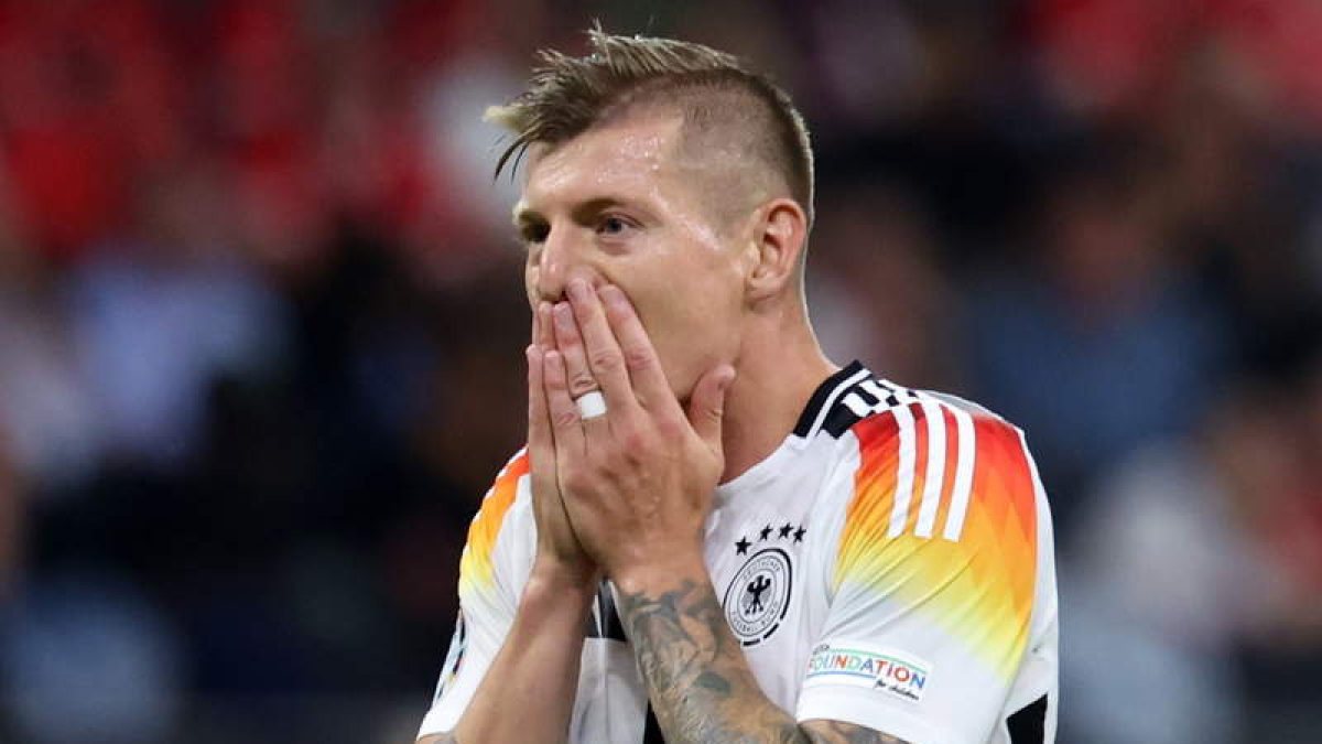 Si España elimina a Alemania este viernes será el último partido de Toni Kroos como profesional. A. E.
