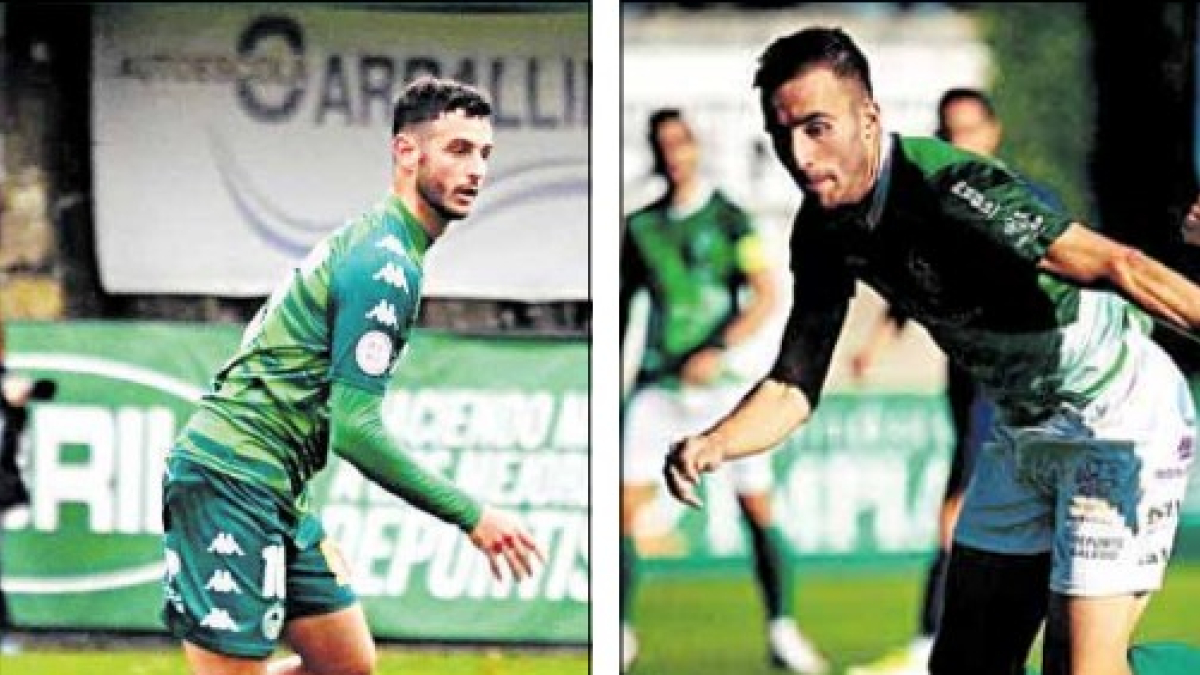 Vicente Esquerdo (d) y Ger Nóvoa (i) llegan de la mano de Javi Rey desde el Arenteiro.