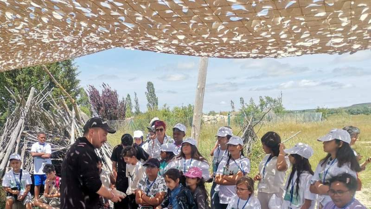 Primer día del viaje al mar. ASOCIACIÓN ESCUELA BENAIGES. BAÑUELOS DE BUREBA