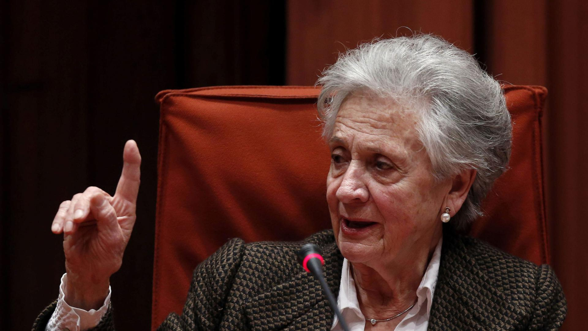 Fotografía de archivo del 23 de febrero de 2015 de Marta Ferrusola. EFE/Andreu Dalmau