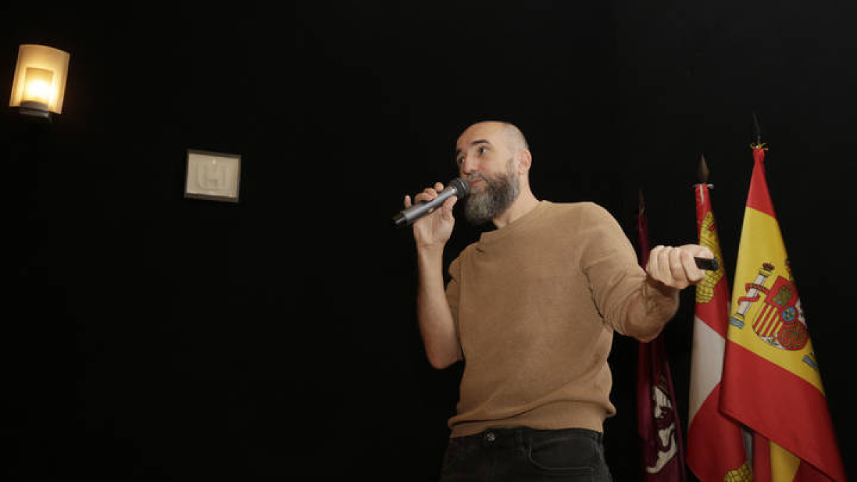 Jon Hernández, este martes durante la jornada sobre Inteligencia Artificial organizada por Tresca.