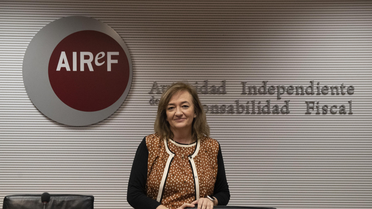 Imagen de La presidenta de la Autoridad Independiente de Responsabilidad Fiscal (AIReF), Cristina Herrero. EFE/J.P. Gandul