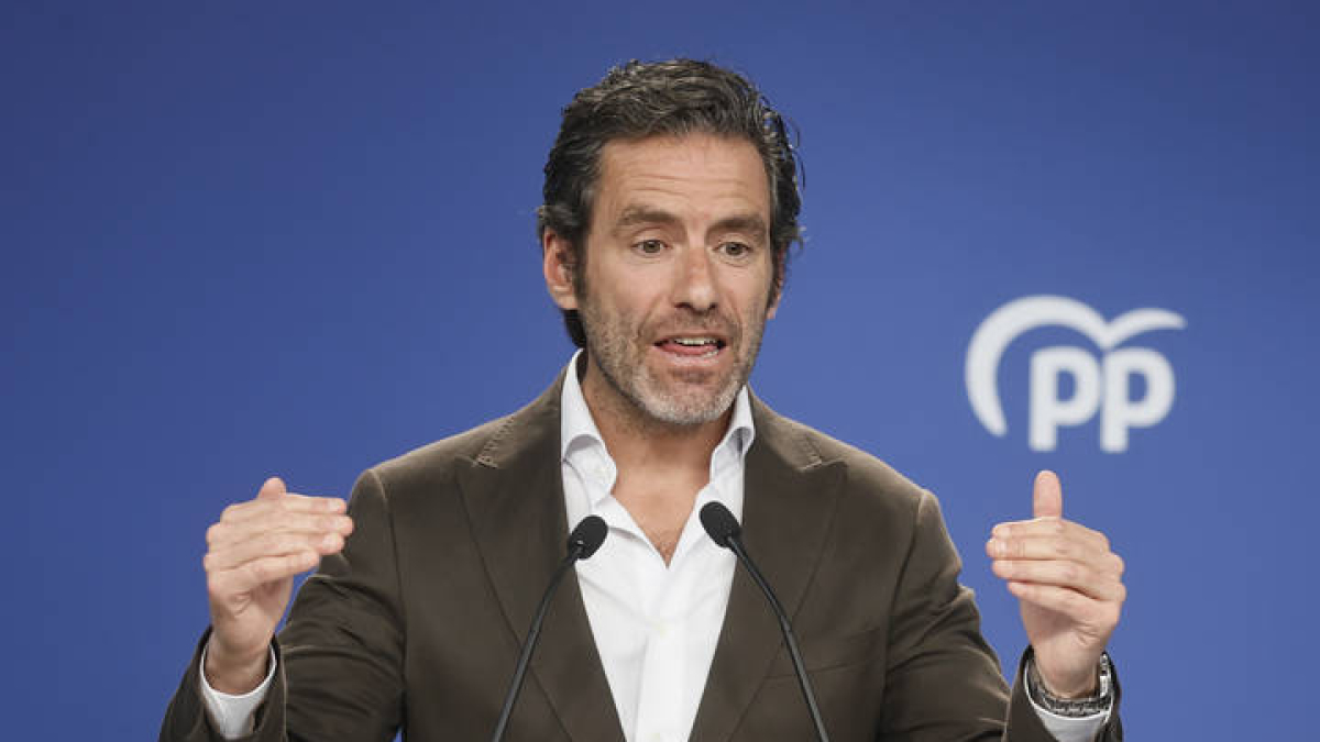 El portavoz del Partido Popular Borja Sémper.
