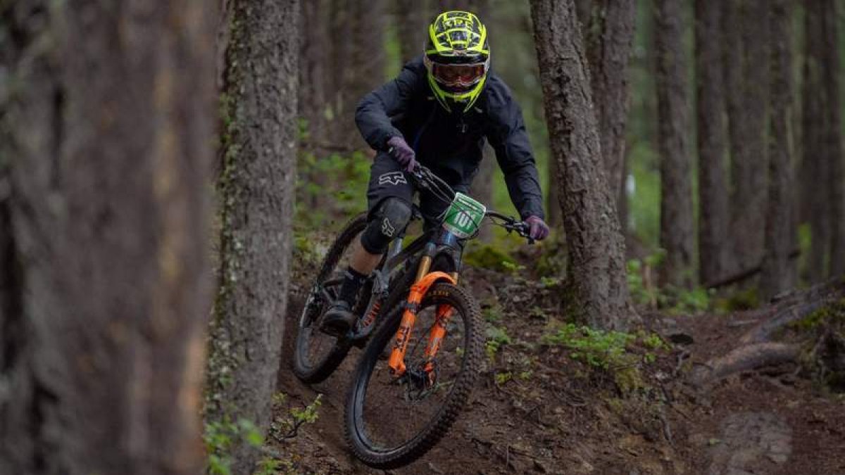 Álvaro Sánchez, en un campeonato de enduro en Canadá. DL