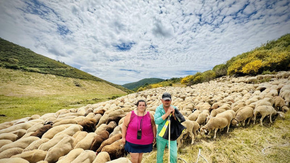 Covi y José, pastores trashumantes. DAVID CAMPOS 2024