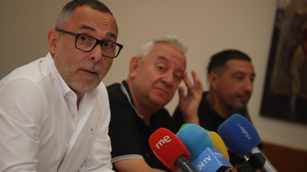 Carlos Cortina, este lunes, en la presentación.