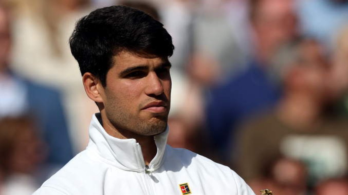 Carlos Alcaraz acaba de ganar su cuarto Grand Slam y ya piensa en el quinto.  NEIL HALL