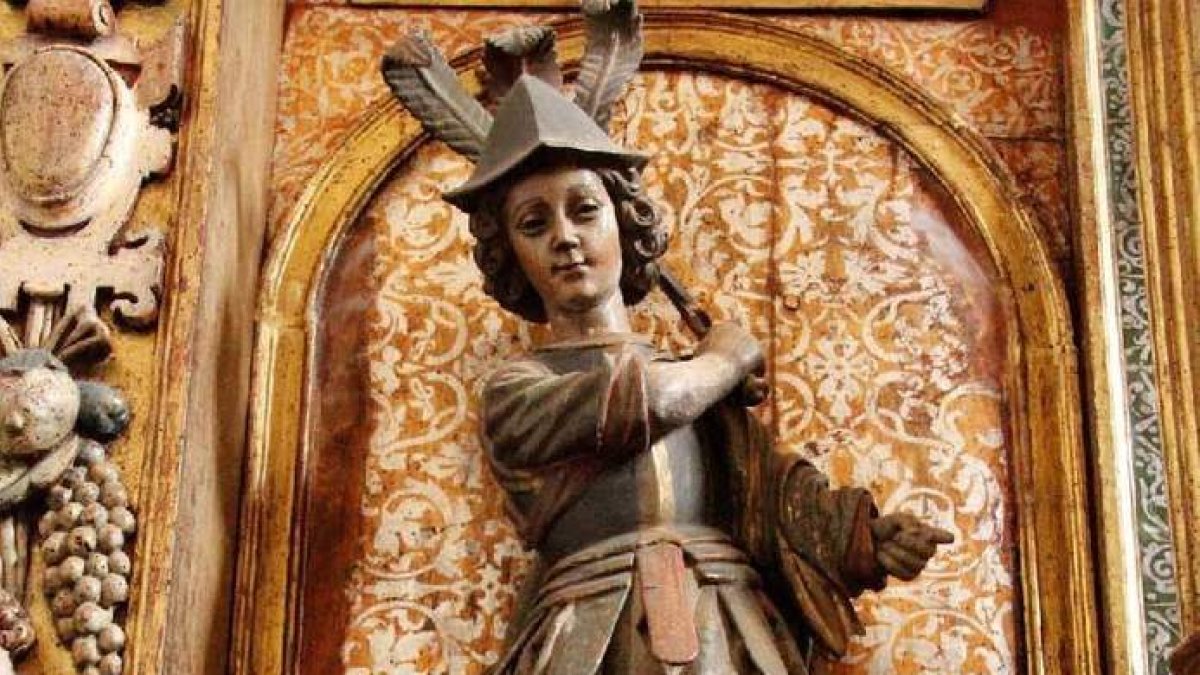 Detalle de uno de los retablos del Esla.  DL