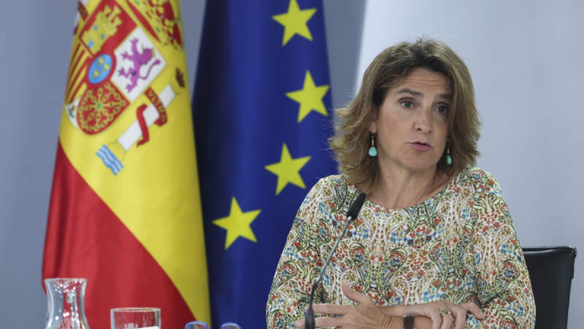 La ministra de Transición Ecológica, Teresa Ribera.  KIKO HUESCA