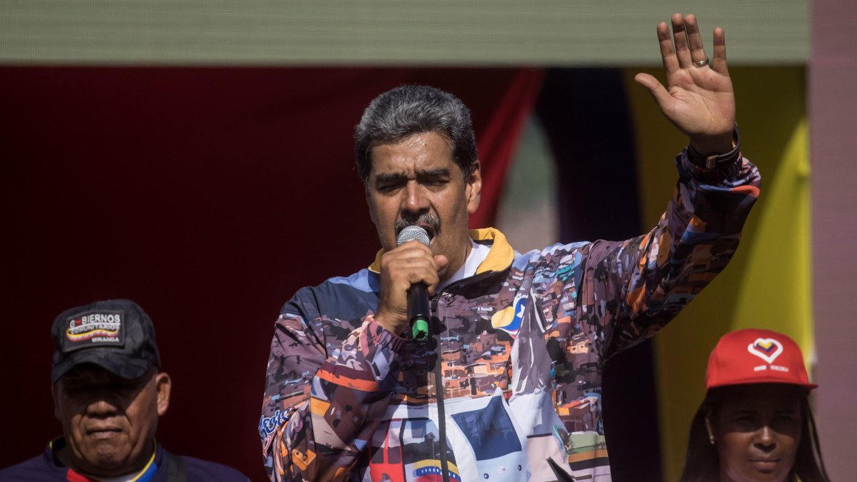 El presidente de Venezuela y candidato a la reelección, Nicolás Maduro.