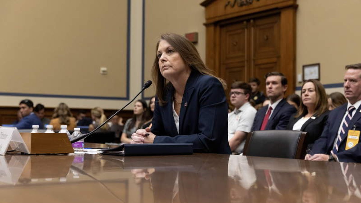 La directora de los servicios secretos estadounidense, Kimberly Cheatle. MICHAEL REYNOLDS