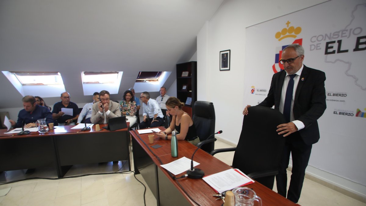 Imagen del Pleno, en el inicio de la sesión.