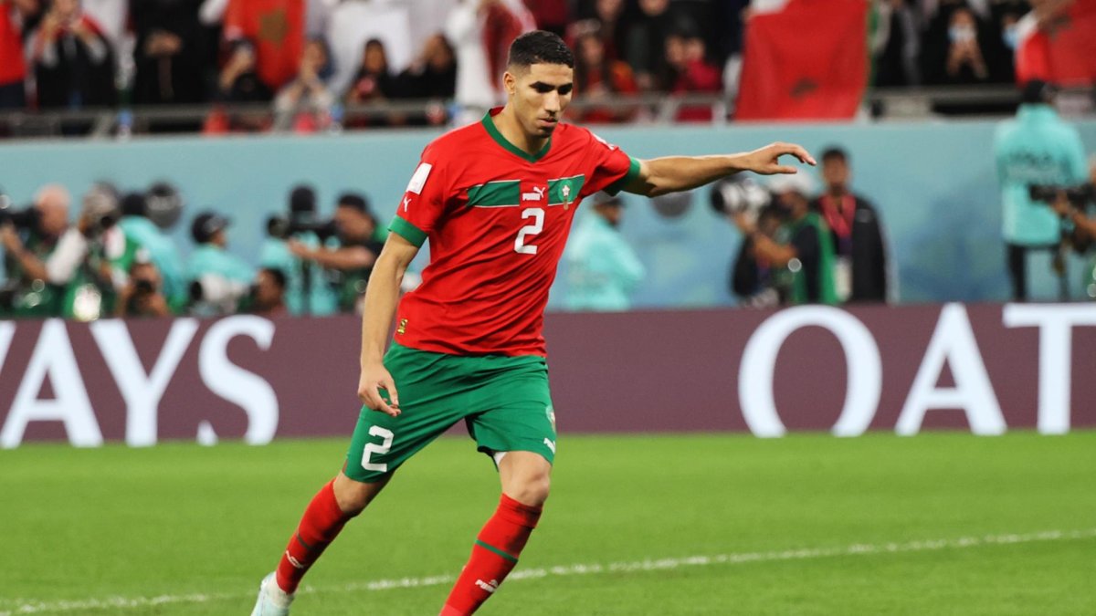 Achraf Hakimi en foto de archivon de /Mohamed Messara. EFE/EPA