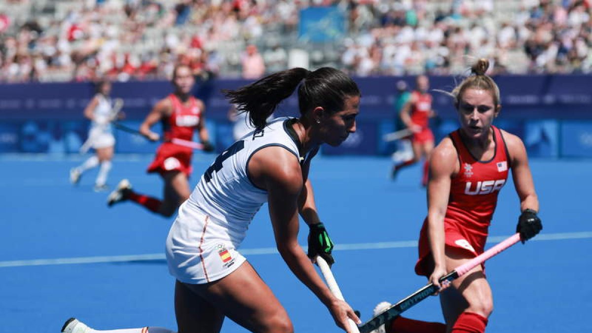 Un lance del partido.  TESSON