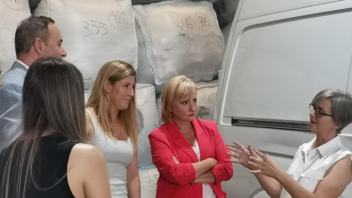 La consejera de Industria, Comercio y Empleo, Leticia García