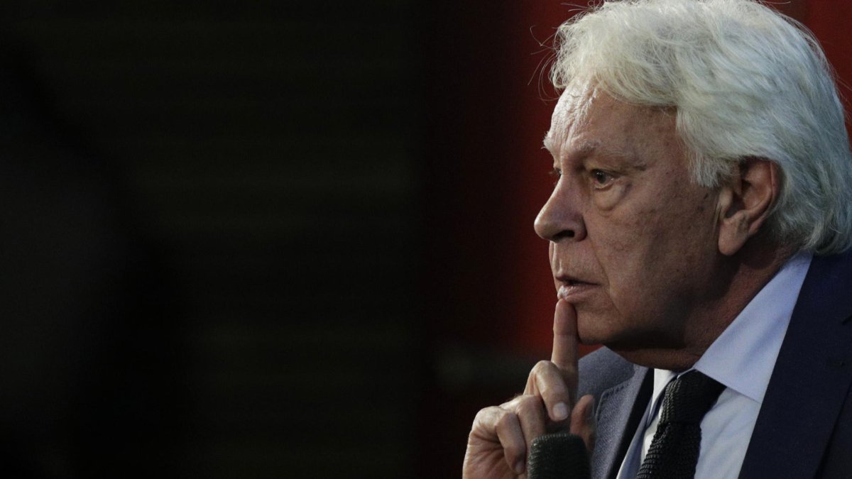 El expresidente del Gobierno Felipe González, en una imagen del pasado abril.