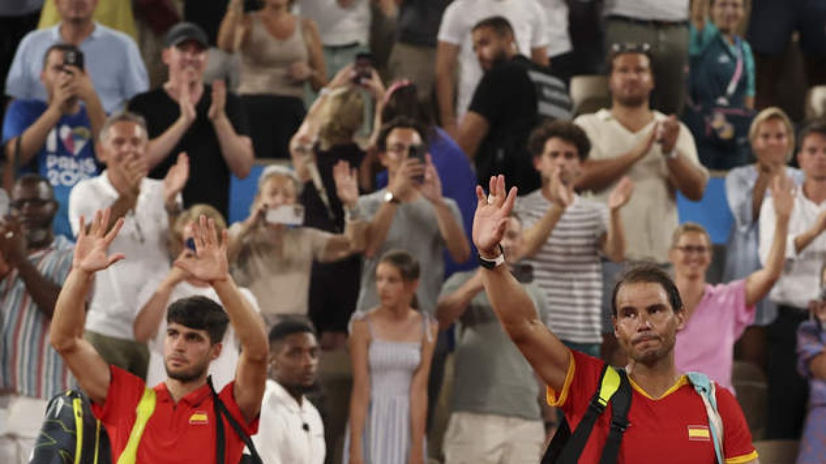 París despide de los Juegos con ovación a Nadal y Alcaraz. EFE