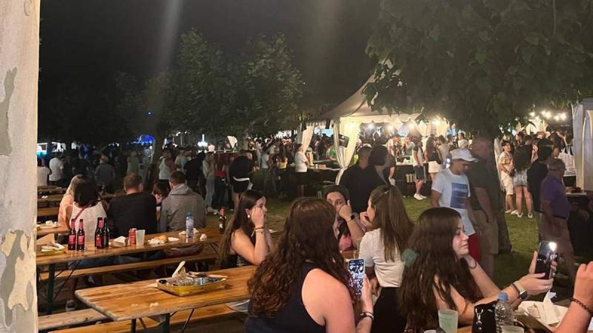 Imagen de asistentes a la feria de Carrizo.  DL