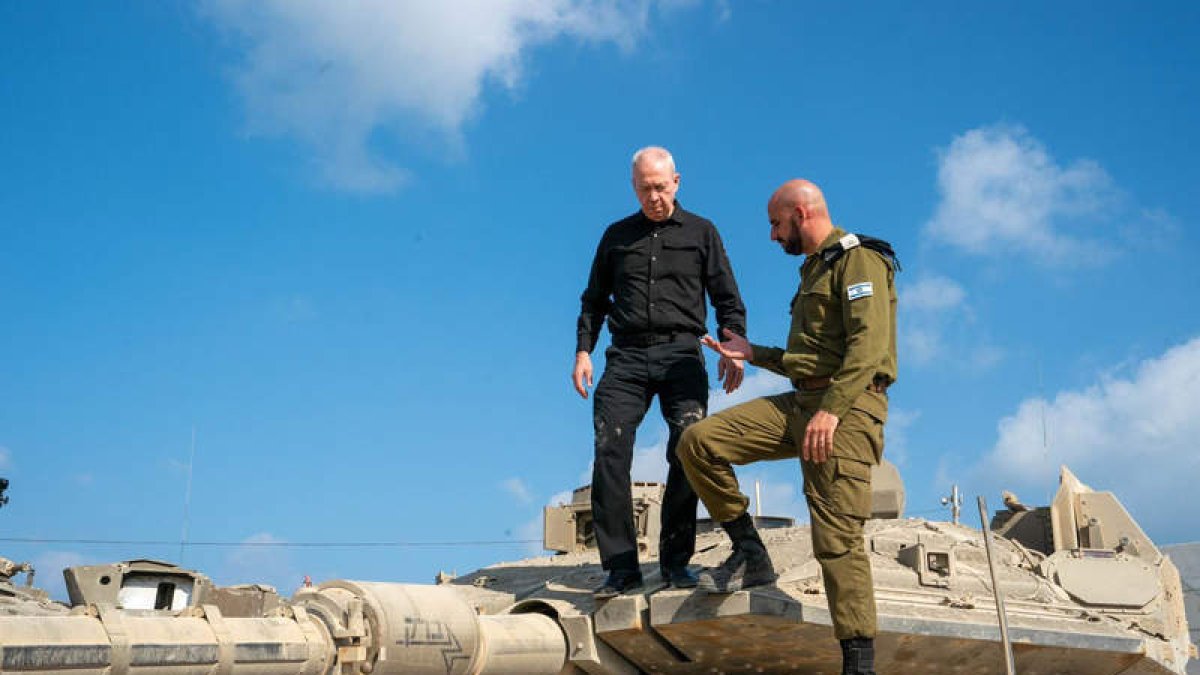 Imagen del ministro israelí  de Defensa.  ARIEL HERMONI