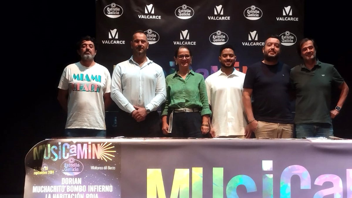 Presentación del Festival Musicamino, en el Teatro Villafranquino de Villafranca del Bierzo.