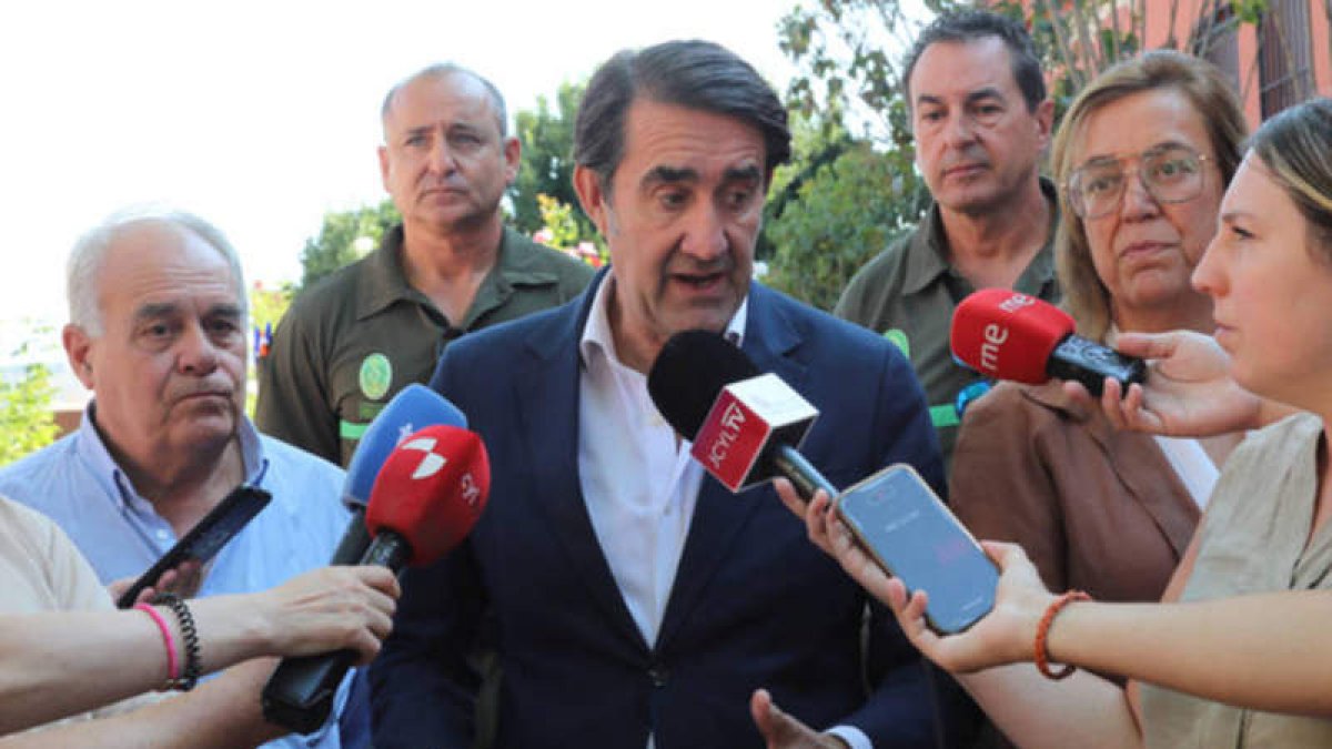 El consejero de Medio Ambiente, Vivienda y Ordenación del Territorio, Juan Carlos Sánchez-Quiñónes.  BRÁGIMO